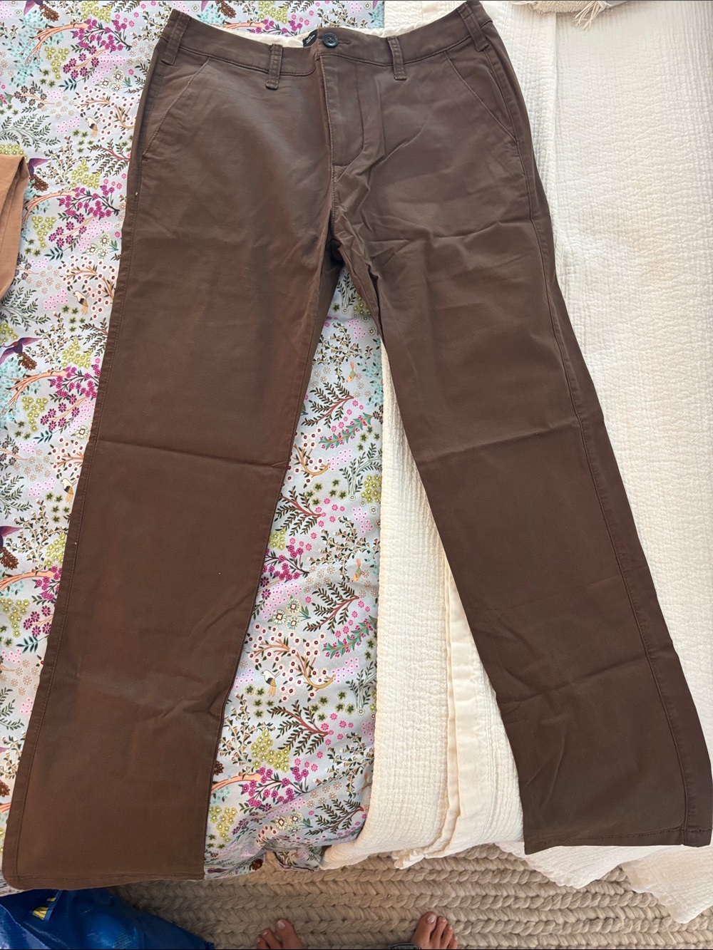 Hollister Brown Chinos - Straight Leg Size W31 x L32. Never worn NWOT